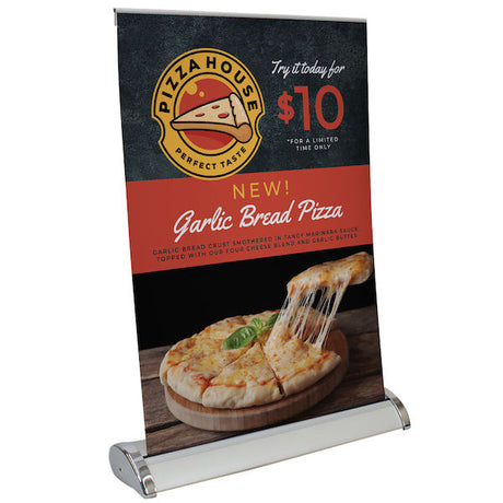 Table Top Retractable Banner Stand 12" by 18"
