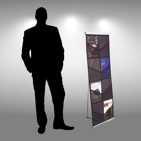 8-Pocket Economy Rollable Literature Display - Do Tradeshow - Custom Trade Show Displays and Booths in Minnesota